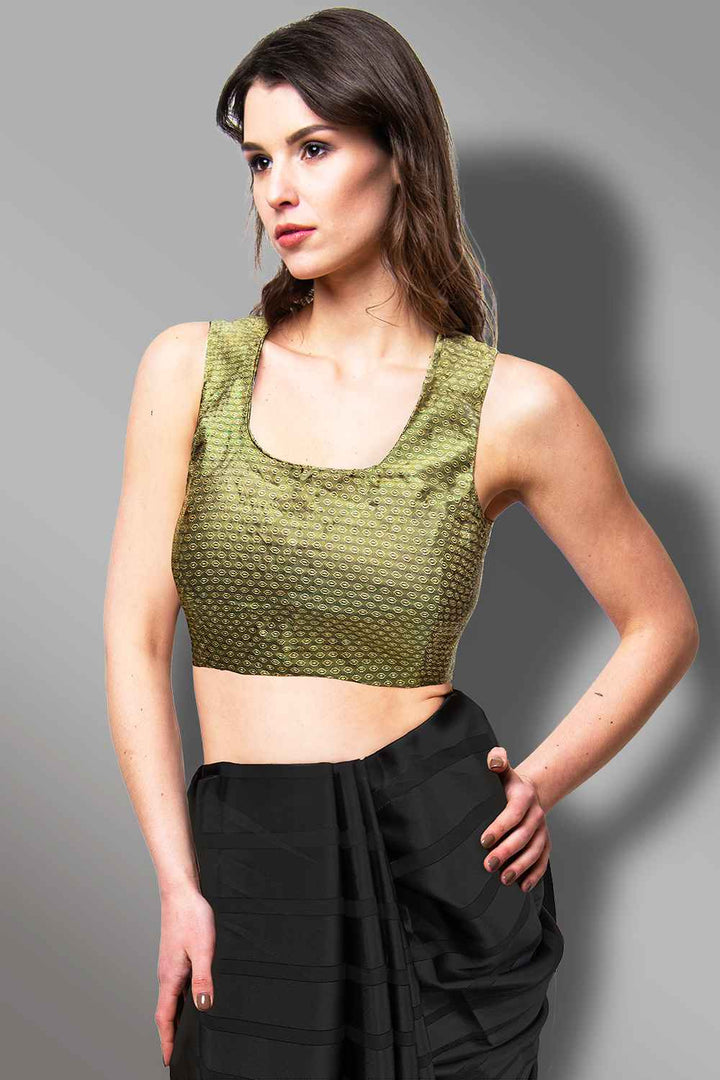 Copper Brocade Blouse