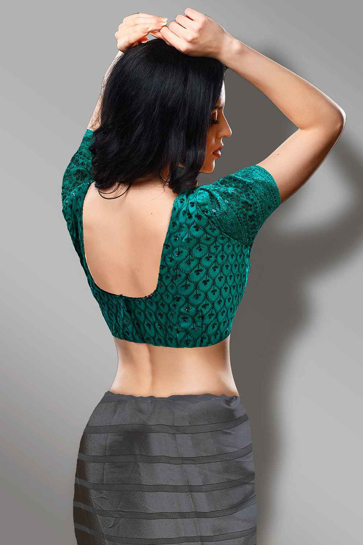 Heavy Embroidery Blouse