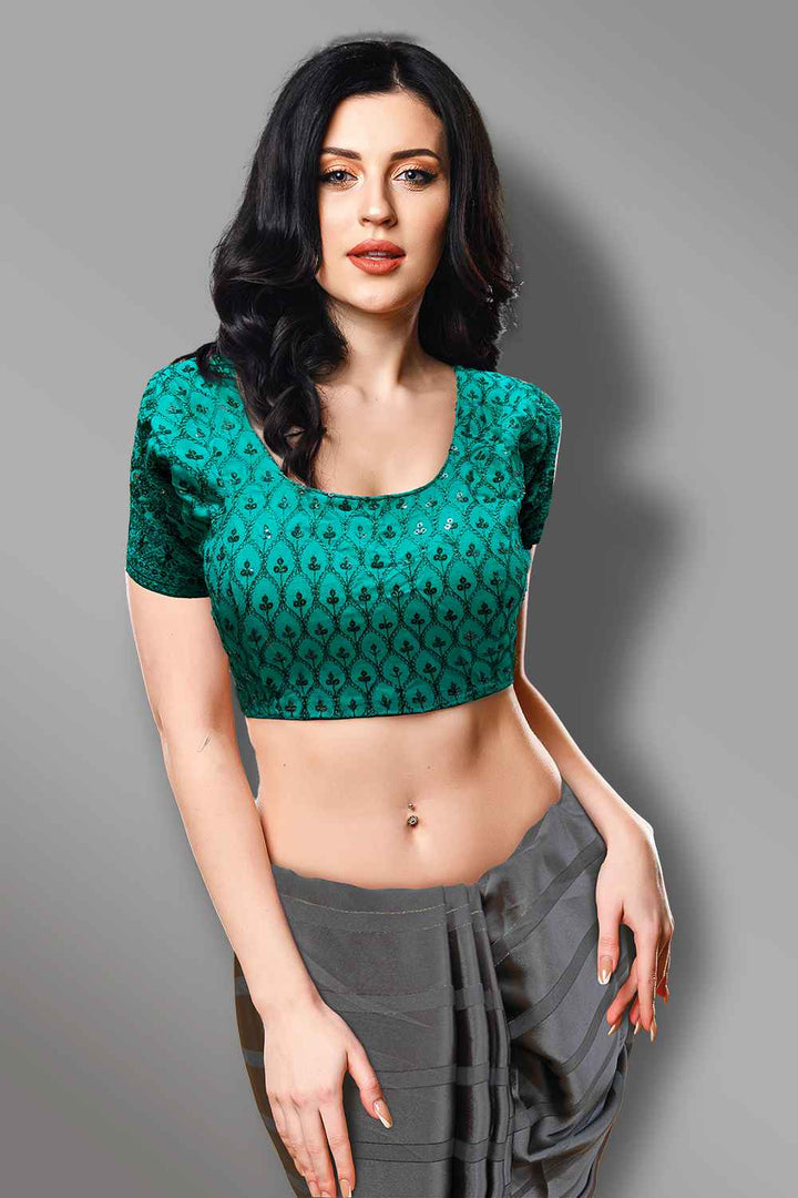 Heavy Embroidery Blouse