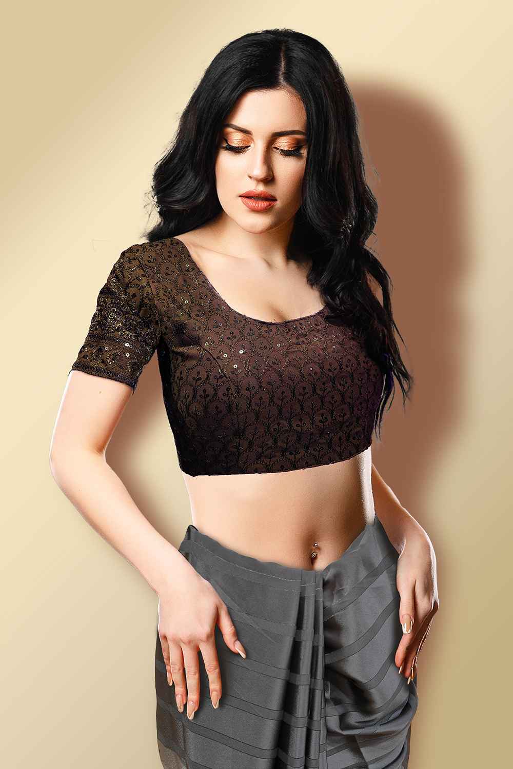 Machine Embroidery Blouse