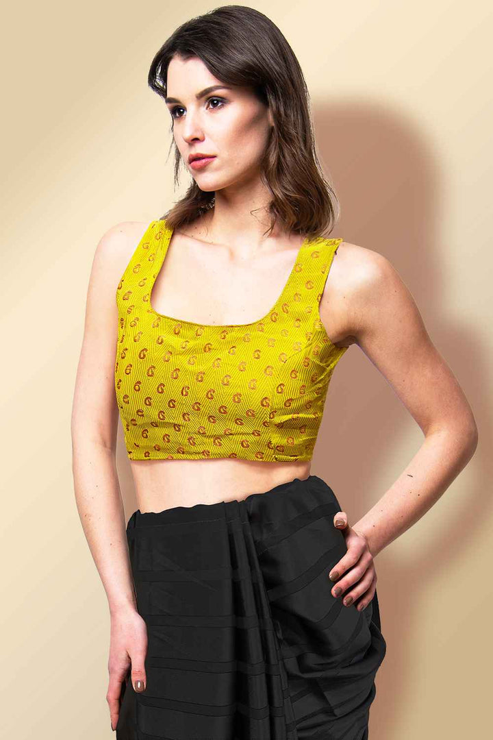 Mustard Yellow Blouse