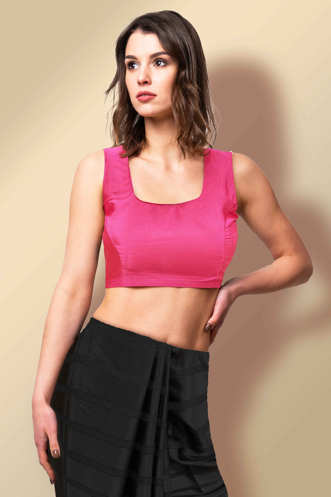 Pink Readymade Blouse