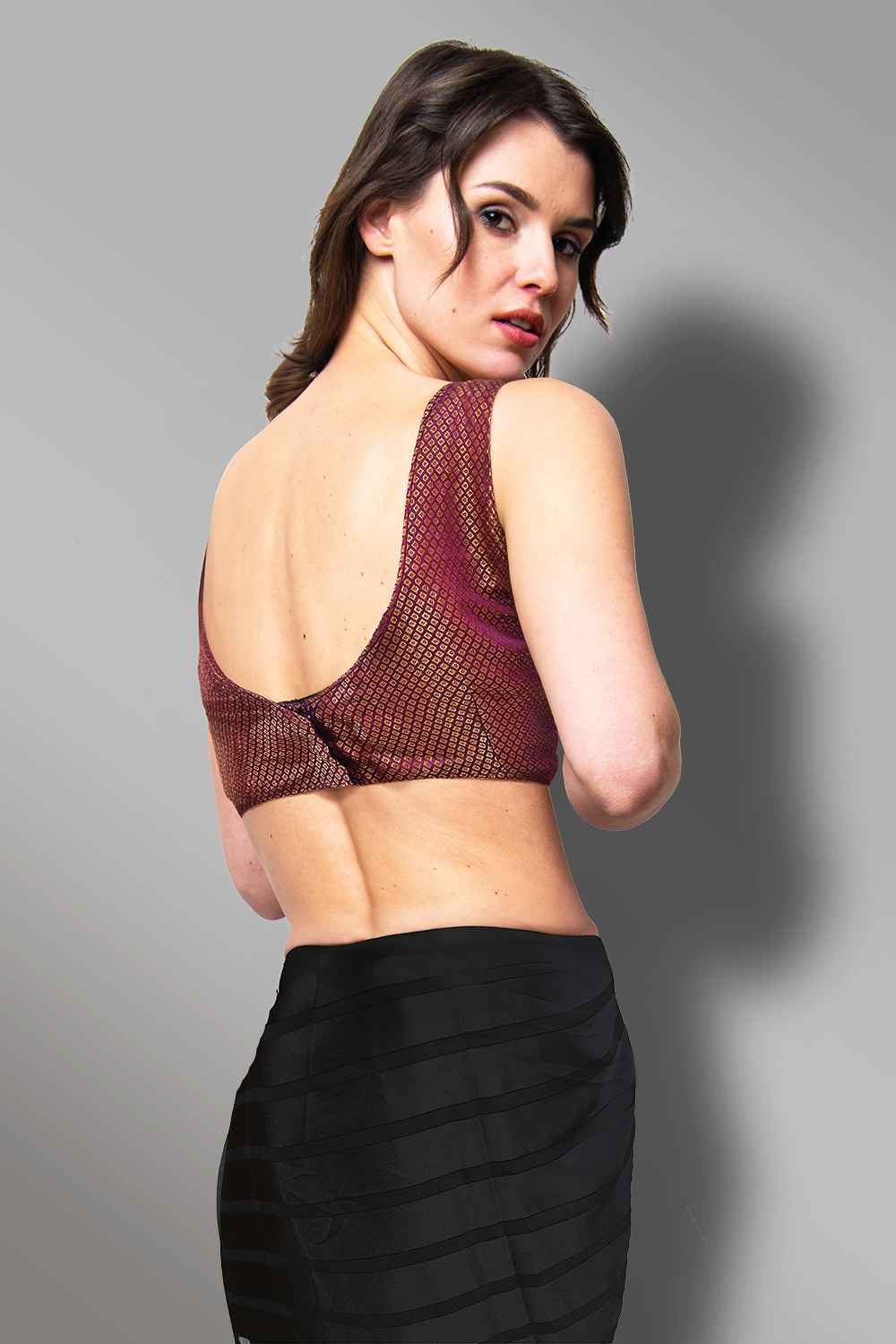 Purple Colour Blouse