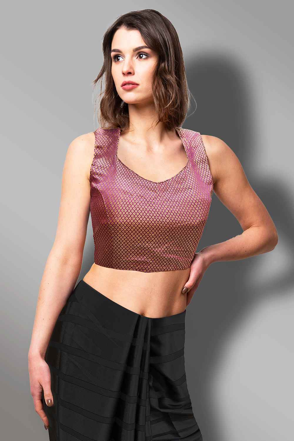 Purple Colour Blouse