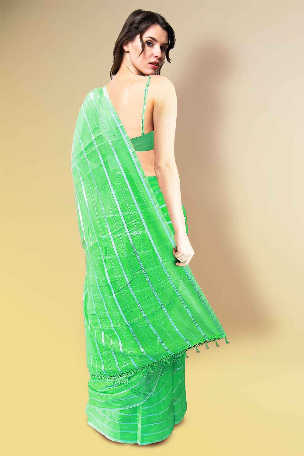 Sea Green Colour Saree