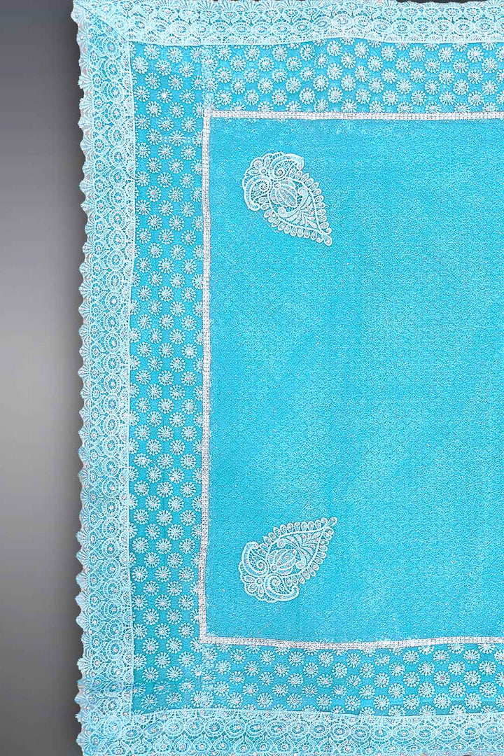 Sky Blue Saree