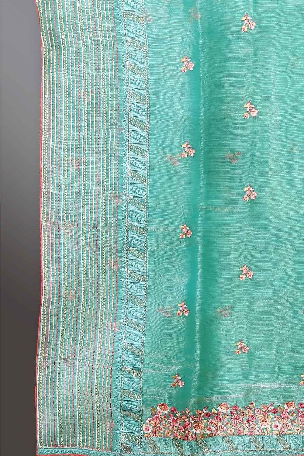 Thread Work Organza Saree