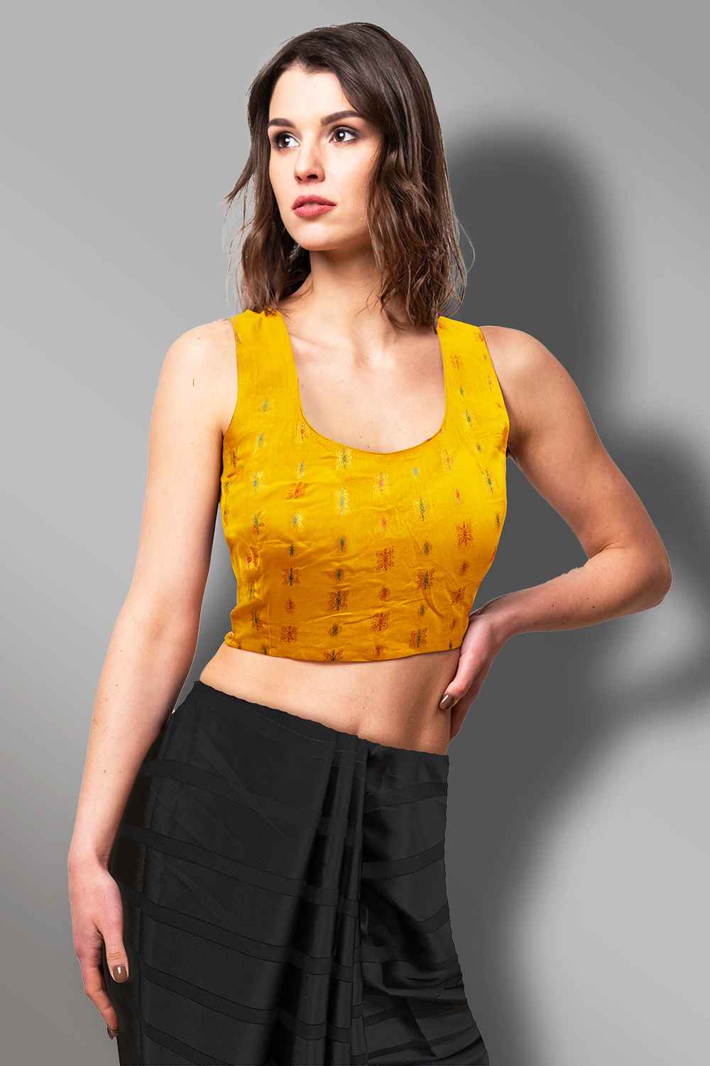 Yellow Cotton Blouse