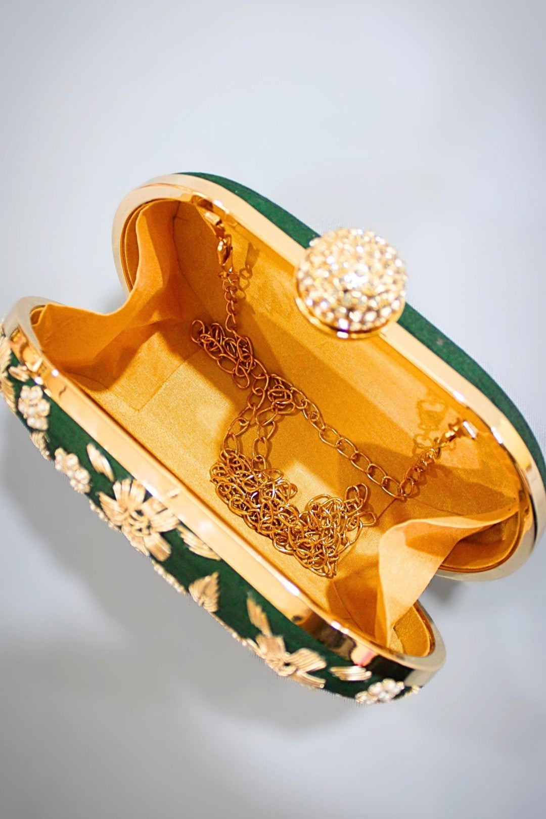 green clutch - green clutch bag - green clutch purse