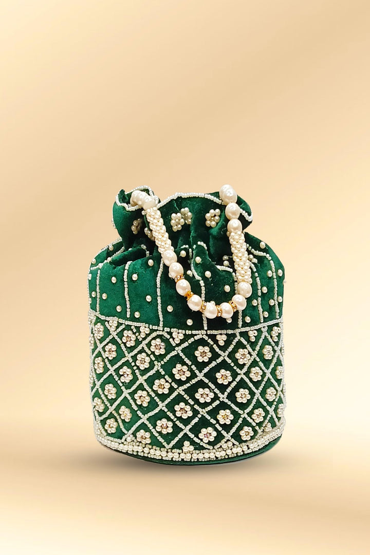 green potli bag