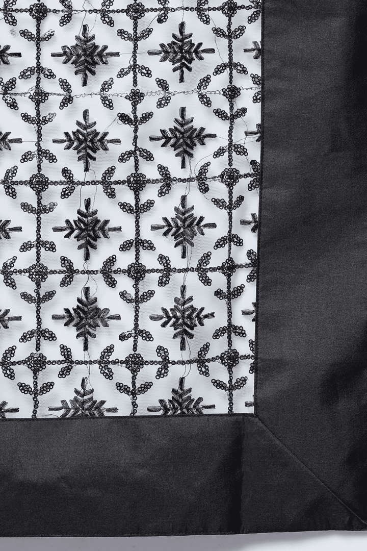 net sequin saree - net sequence saree